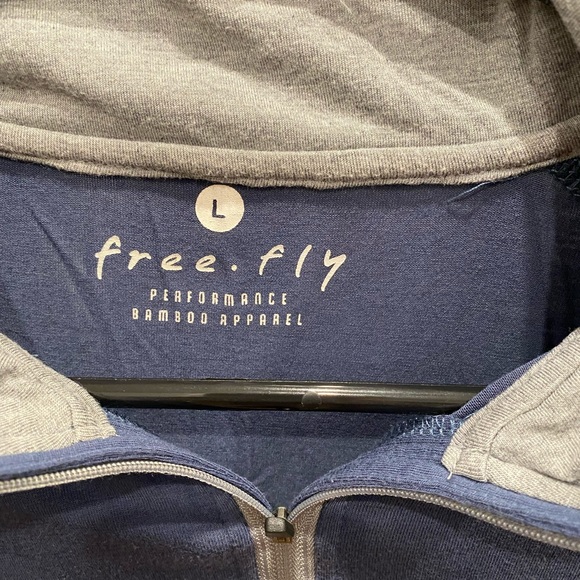 Free Fly Long Sleeve Bamboo Quarter Zip - Picture 3 of 3